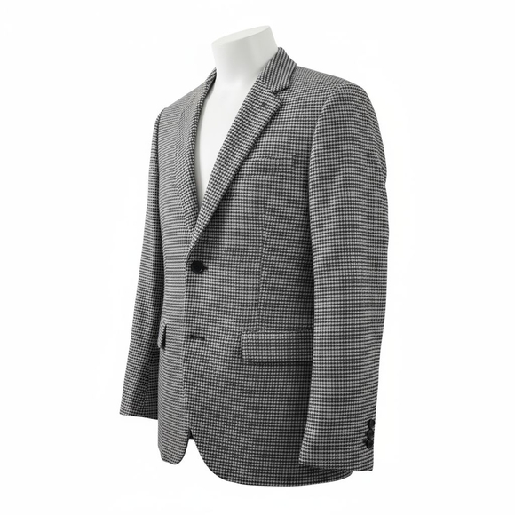 Uniqlo Jackets & Blazers - Uniqlo Women's Classic Houndstooth Blazer in Black and White